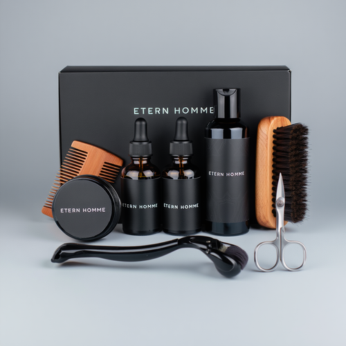 Kit Completo de Cuidado de Barba